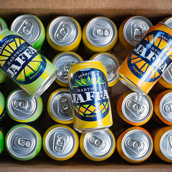 24 0,33 l Jaffa sokeriton -tölkkiä