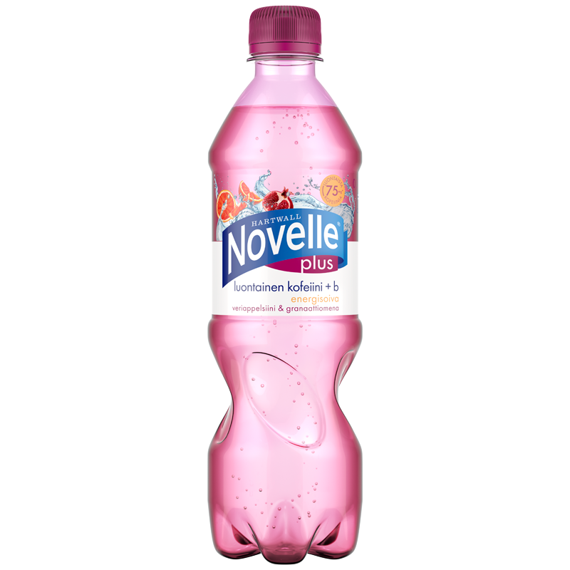 Novelle Plus Veriappelsiini-granaattiomena 0,5 l pullo